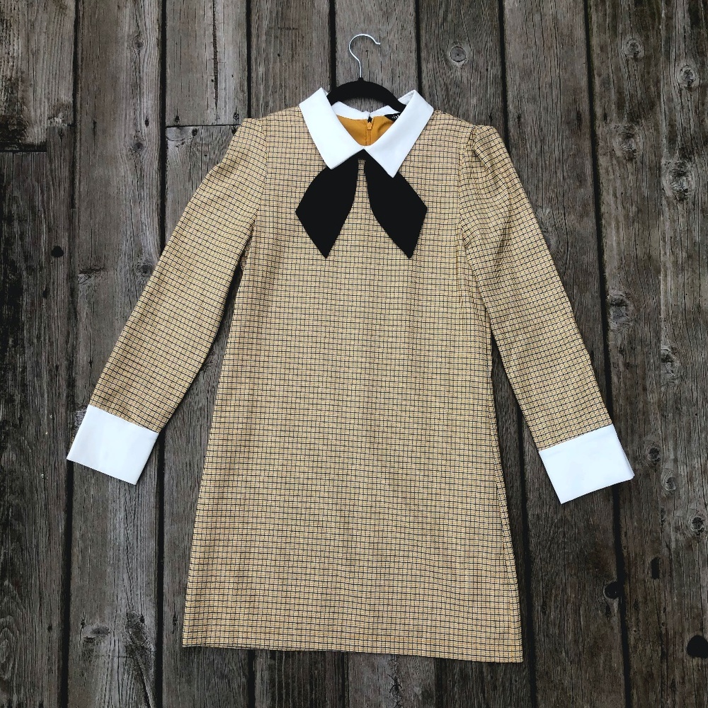 Sister Jane Cross-Check Rabbit Dress